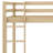 Twin Loft Bed With Slide, Wood Low Loft Bed Frame, Lower Storage Space-107426428