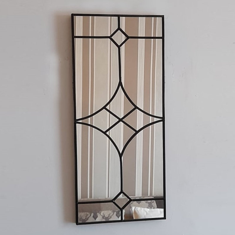 Derwood Diamond Novelty Art Deco Wall Mirror