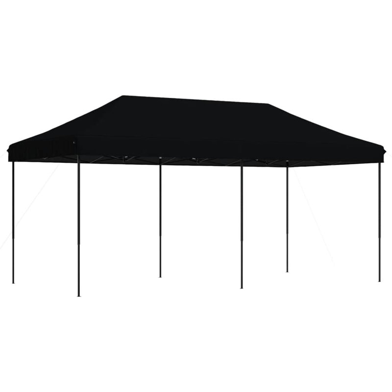 Holasice Steel Pop-Up Gazebo, Red, Black, 315cm H x 580cm W x 292cm D