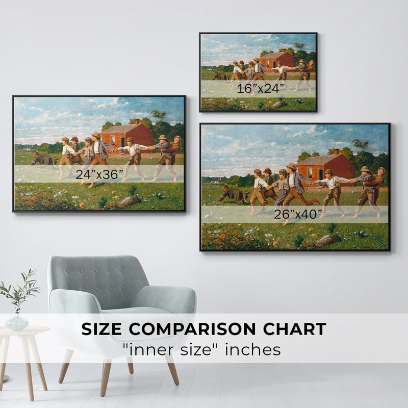 «Vintage Landscape -Lxxix» sur toile, Noir, H 17 po x l 25 po