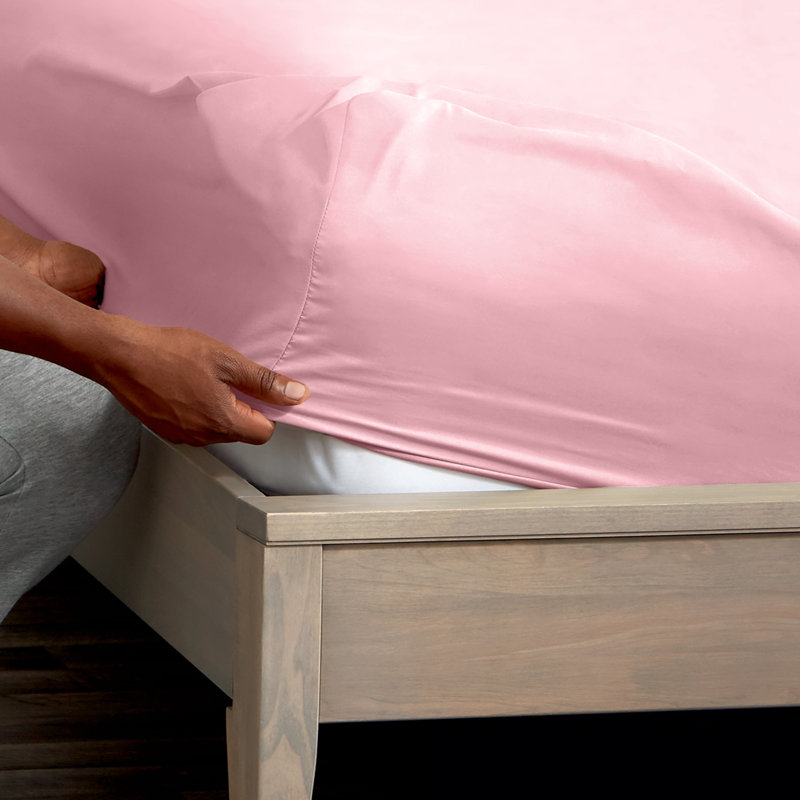 24" Extra Deep Pocket Microfiber Fitted Sheet, White, Twin XL Fitted Sheet