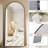 Aluminum Frame Arched Shatterproof Full Length Mirror - Basics by Wayfair™-485034040-499442335