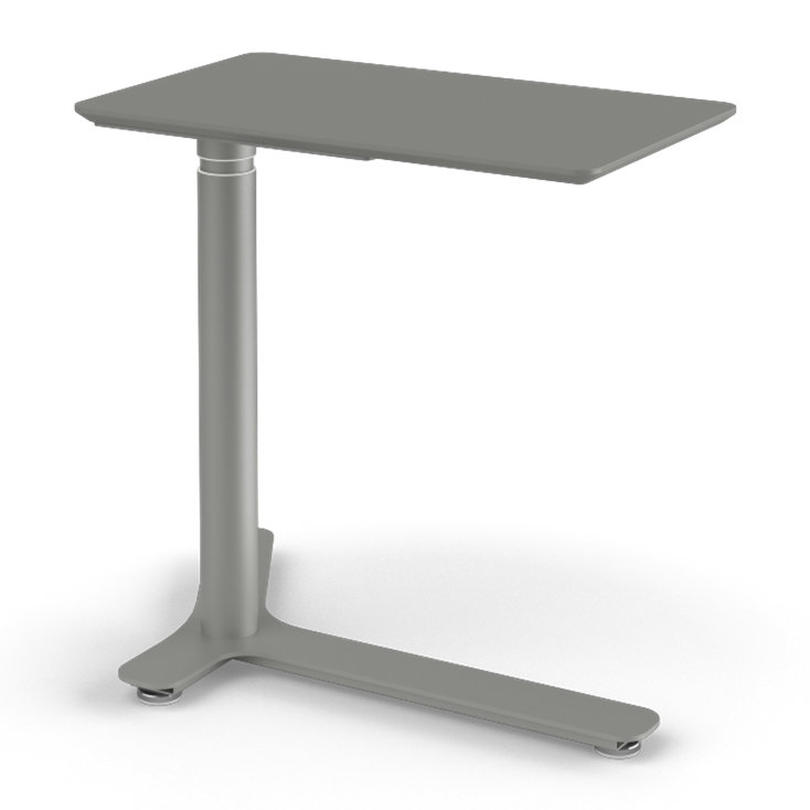 Float Mini Desk, Stone Gray