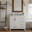 Ensemble de meuble-lavabo avec 2 portes et 5 tiroirs