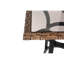Ensemble de 3 tabourets de bar d'extérieur, chaises de bar en rotin, plateau de table en verre, tabourets de bar en osier pour la cour, le jardin, la piscine, le balcon et la terrasse, brun