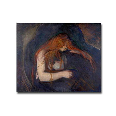 " Vampire, 1895 " by Edvard Munch
