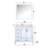 Jacques 36 in. W x 22 in. D Left Offset Bath Vanity, Faucet Set, & 34 in. Mirror-66637717-90699733