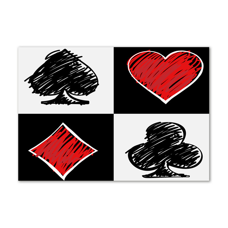 Card Colors - Wrapped Canvas Print