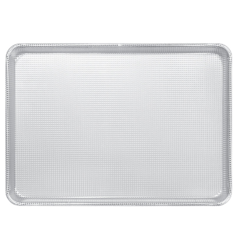 Drap de cuisson en aluminium émaillé entièrement perforé à taille totale thunder group inc.