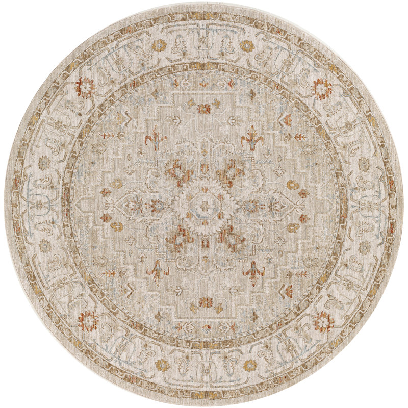 Finnlagh Oriental Indoor Rug, Round 8'