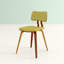 Chaise de salle à manger sans accoudoirs de style Mid-Century avec revêtement en polyester Decklen-341433493-329608221