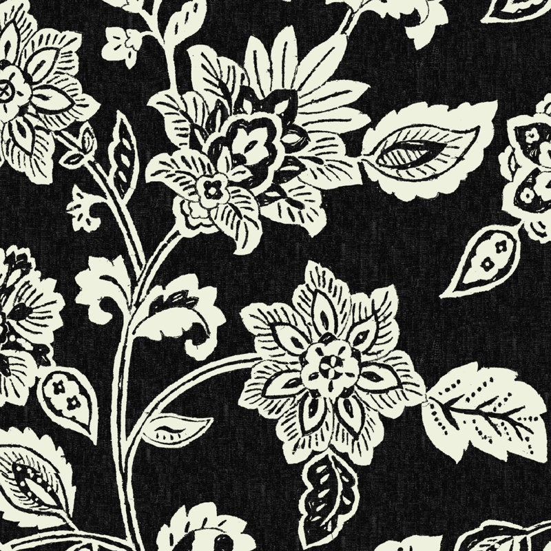 Coussin de siège d'extérieur ARDEN, Noir / blanc