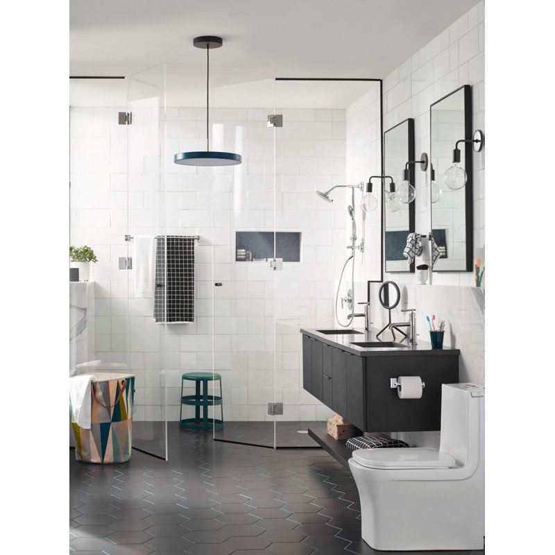 Moen Annex Rail Slide Bar Shower Pipe, Chrome