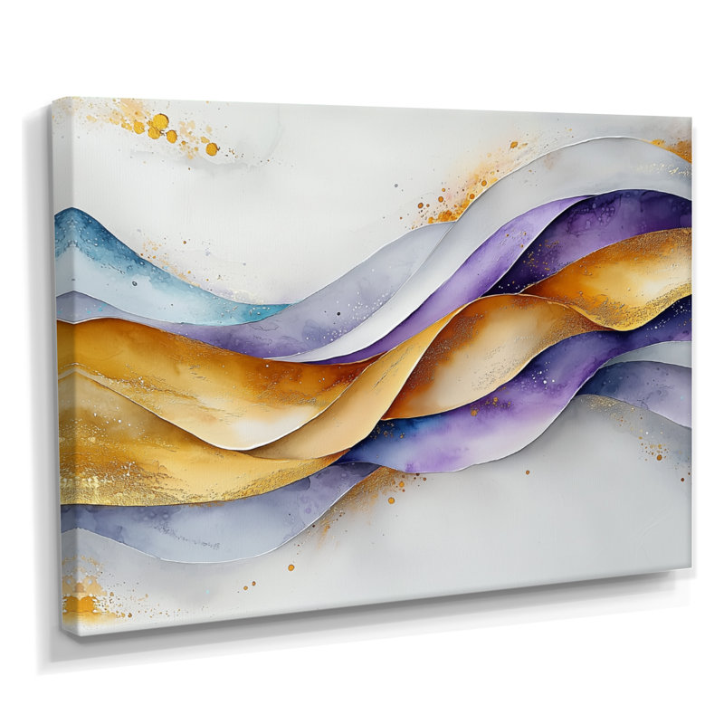 Amaral - Abstract Wall Art, H 12 po x l 20 po, Toile tendue sur cadre, Ne s’applique pas