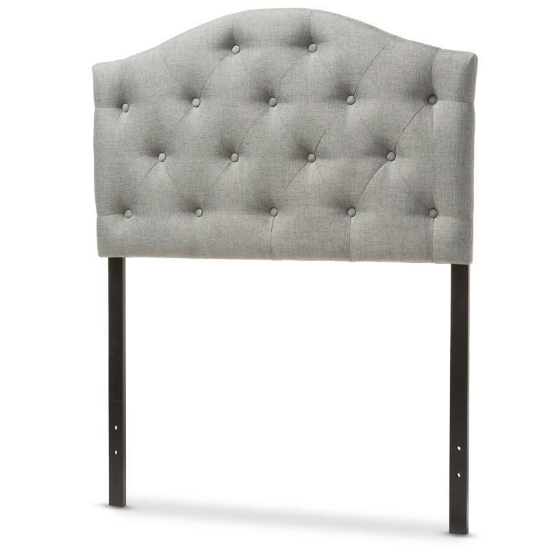 Gatlyn Upholstered Panel Headboard, Gray