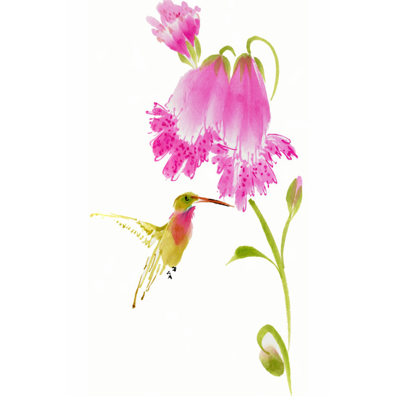 Sheltering Sweetness - Wrapped Canvas Print, 76cm H x 51cm W x 3.8cm D