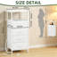 40cm W Metal Bedside Table-918141714