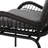 Elegant Grey Chair, Cushion Pad, Robust Iron Modern Chair With Stable Construction And Cleanable Seat-695447858-695447857