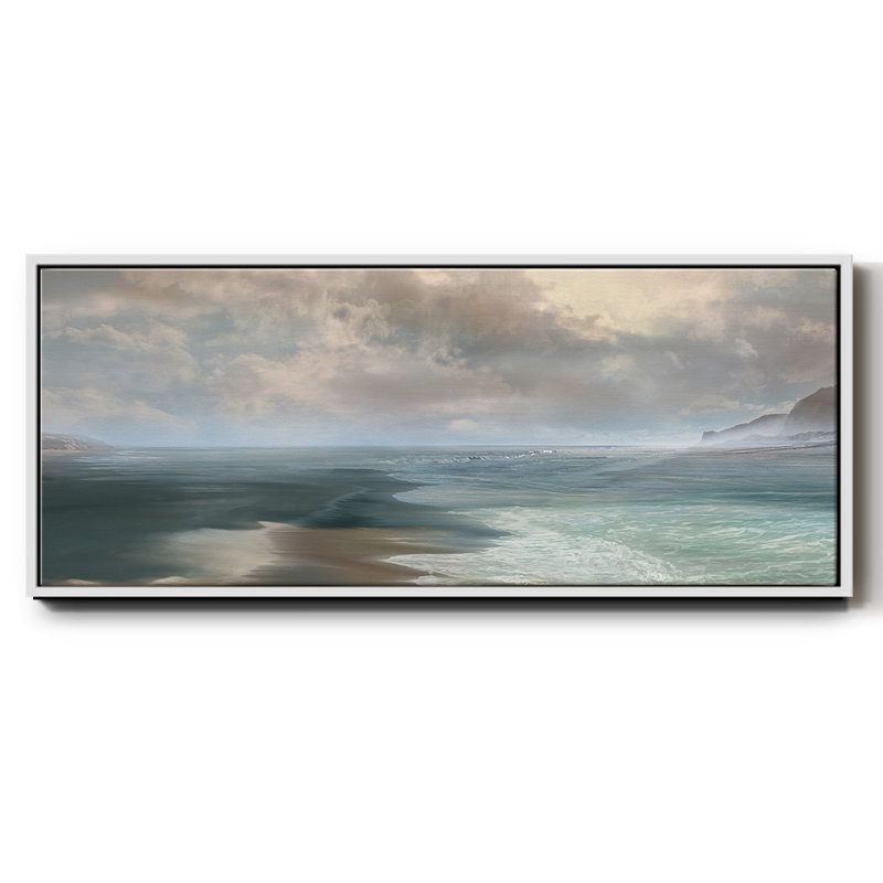 Rushing, reproduction d'art sur toile, Blanc, H 24 po x l 60 po x P 1,5 po