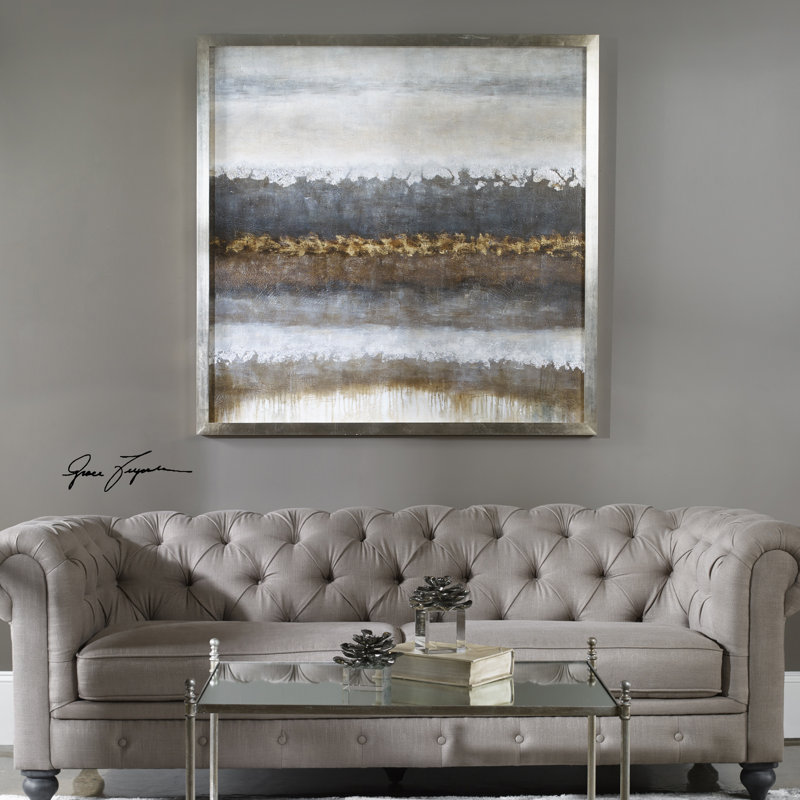 Layers - Peinture sur toile encadrée