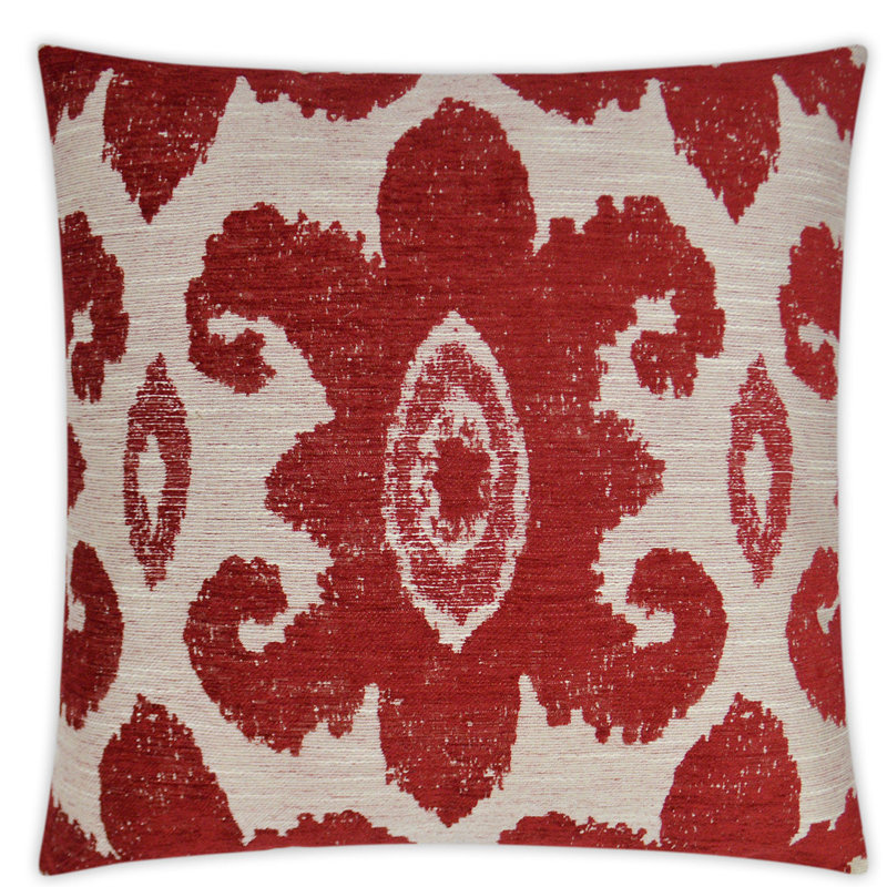 Rekha Square Pillow Cover & Insert, Lipstick
