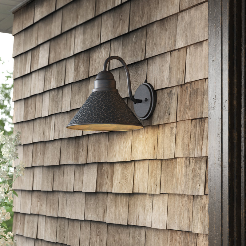 Callery Steel Wall Light, 9" H x 10" W x 11.75"D