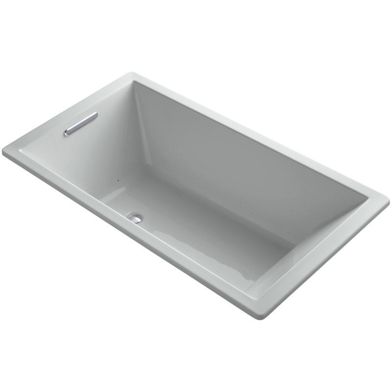 Underscore 66" x 36" Air Bathtub, Ice Gray