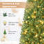 Arbre de Noël pin floqué et illuminé-1439376883