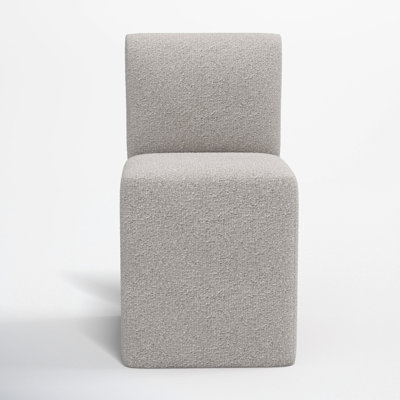 Mendy Upholstered Dining Chair with Casters