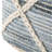Cowan - Square Pouf - Blue / Natural