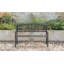 Banc de jardin en acier durable Amerigo