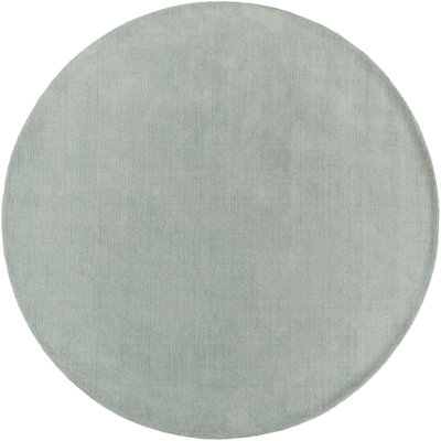 Tapis menthe en laine tissé à la main Americus