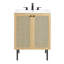Meuble-lavabo simple 24,5 po avec plateau en bois Modway-93811907-93811908