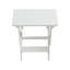 Ensemble de petites tables pliantes avec 2 chaises et table rectangulaire blanc