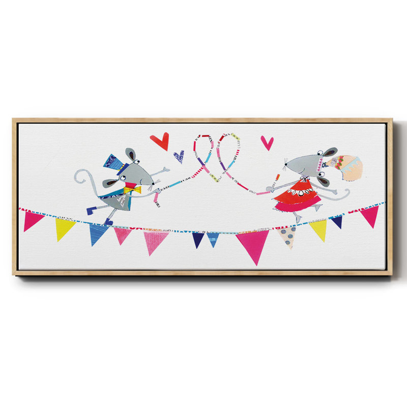 Circus Mice- Framed Canvas