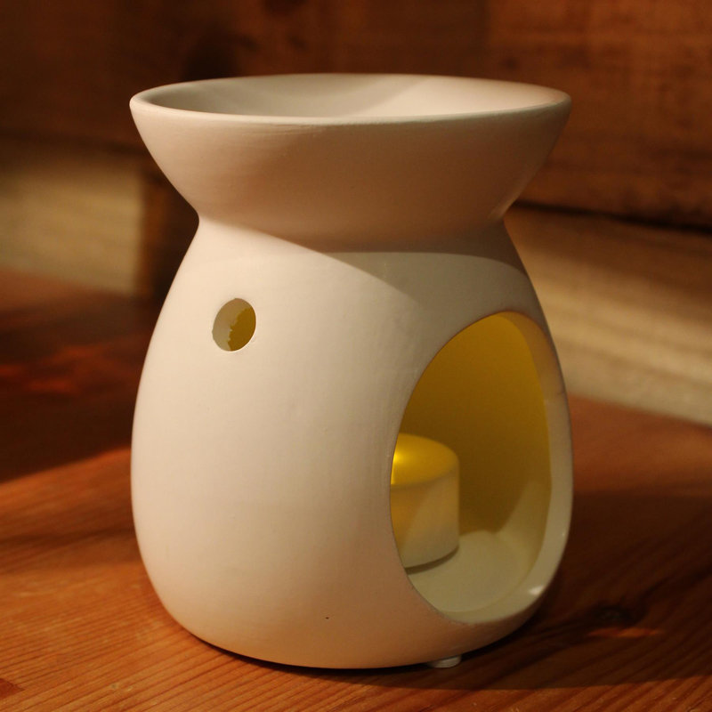 Concrete / Cement Tabletop / Centrepiece Tealight Holder, White