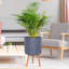 Dotted Style Cylinder Planter with Feet-901821042-901821045