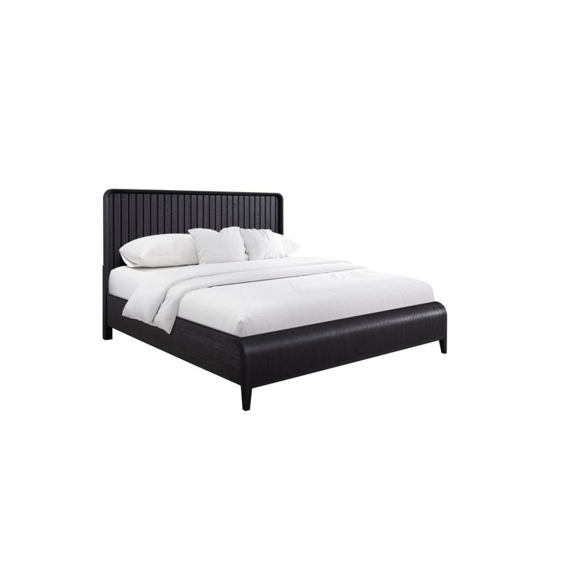 Queen Waterfall Panel Bed