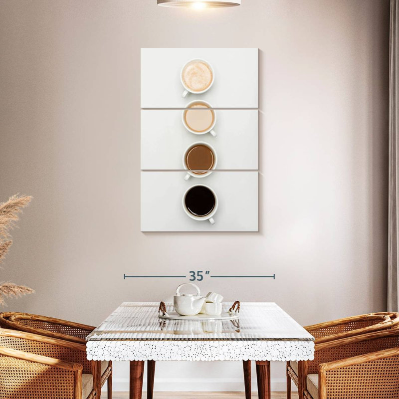 Yarlin Ombre Coffee Drinks, 32" H x 20" W