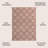 Amora Traditional Mediterranean Tile Design Salmon/Cream Indoor/Outdoor Rug-219501174