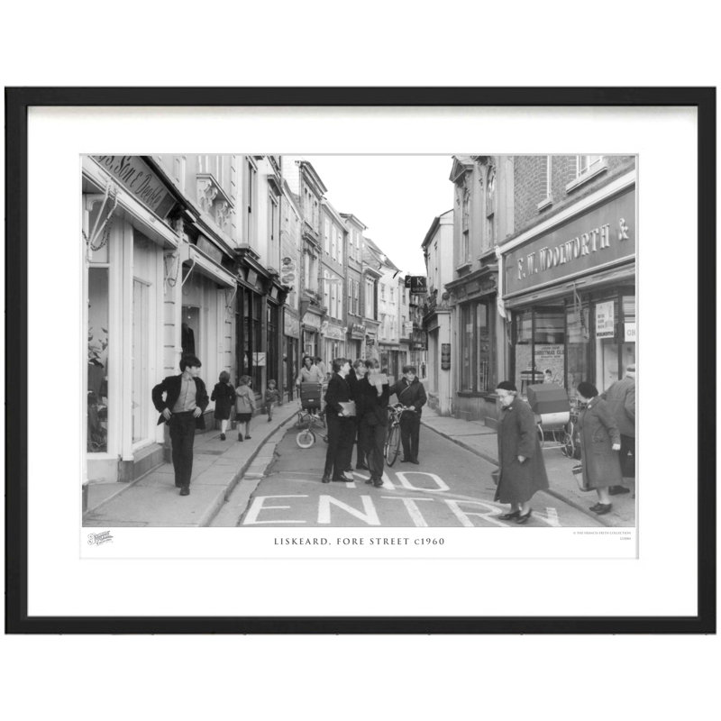 Liskeard, Fore Street C1960 - Single Picture Frame Print, 45cm H x 60cm W x 2.3cm D