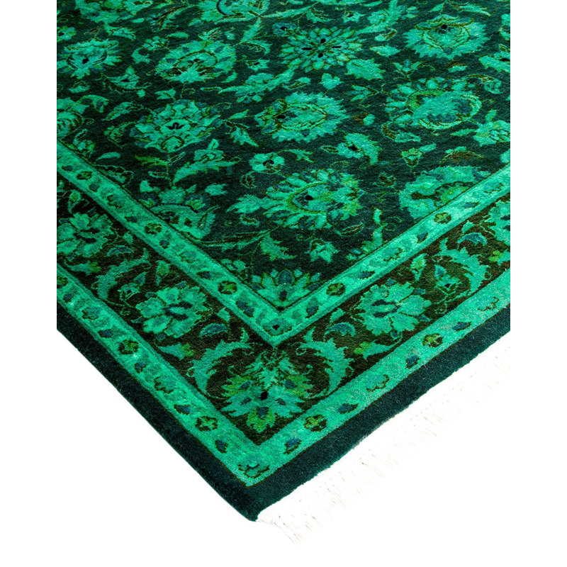 Fine Vibrance One-of-a-Kind 3' 2" X 5' 2" Hand Knotted Area Rug