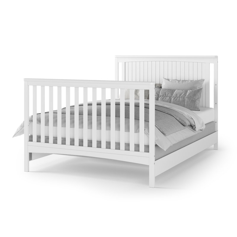 Child Craft Full-Size Bed Rails, Matte White