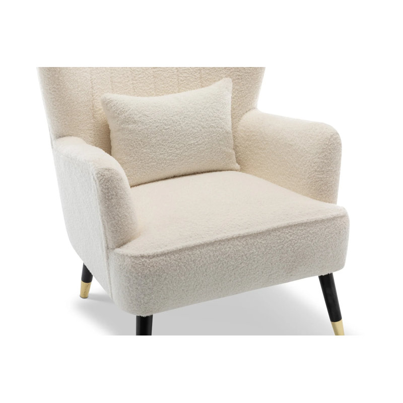 Delancey 77cm Wide Tufted Polyester Side Chair