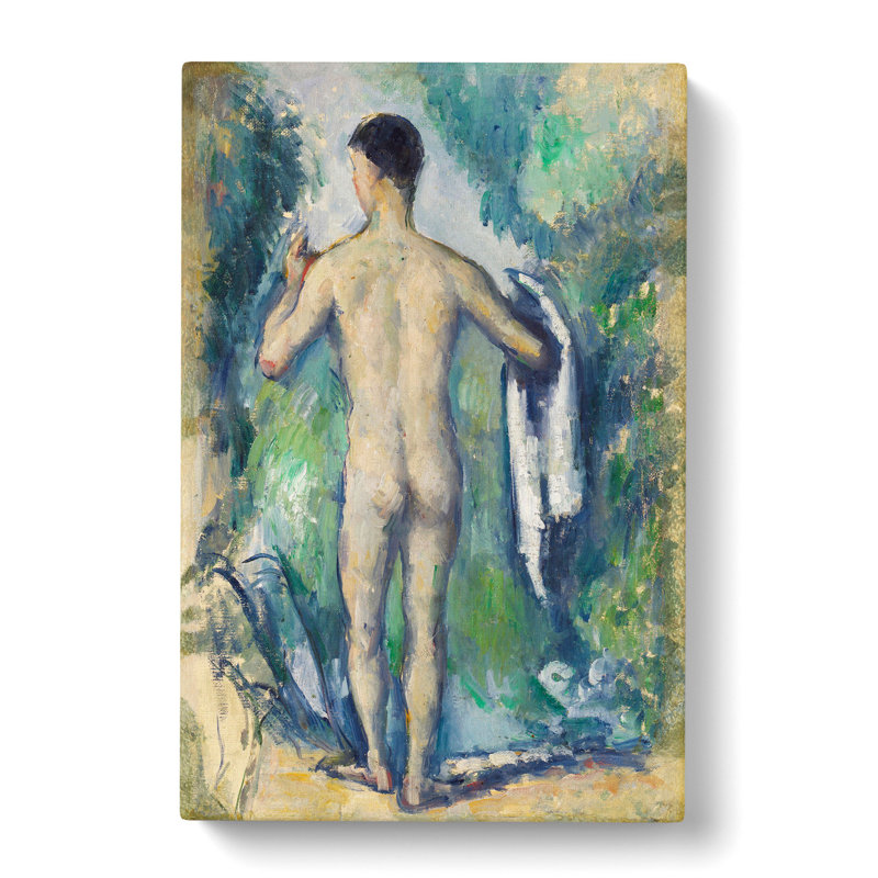 Standing Bather by Paul Cezanne - Wrapped Canvas, 50cm H x 35cm W x 3cm D