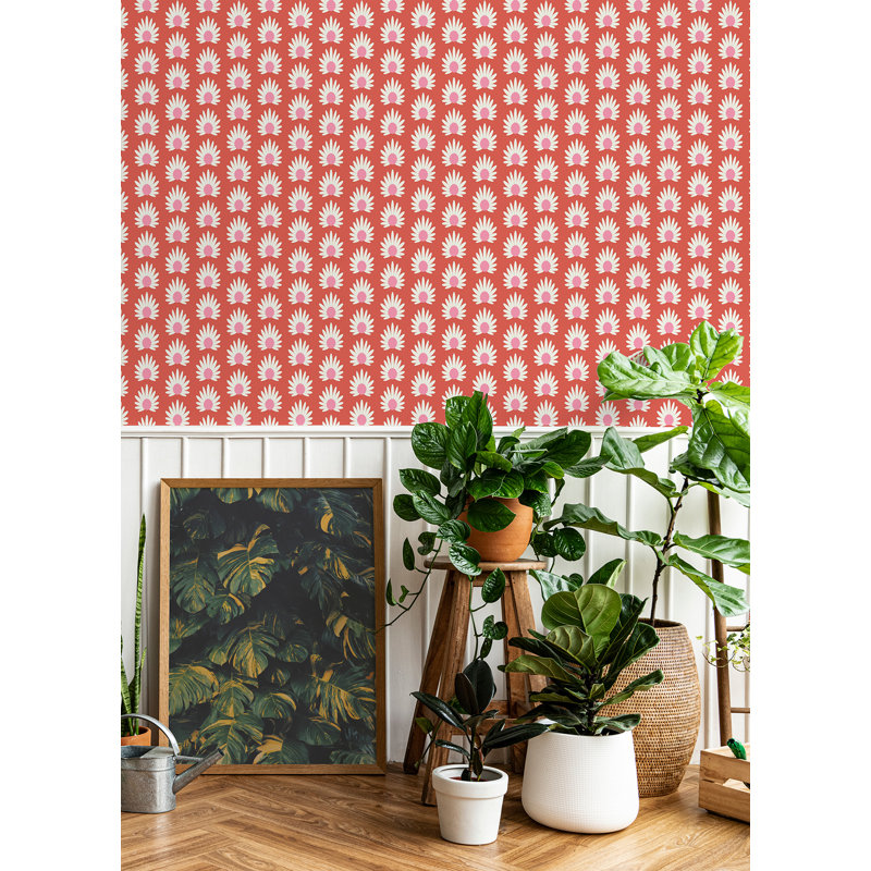 Fleur Floral Vinyl Peel & Stick Wallpaper Double Roll, Valentino