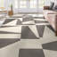 Tapis tissé à plat brun Kehr Canyon - facile à nettoyer et durable-105061286