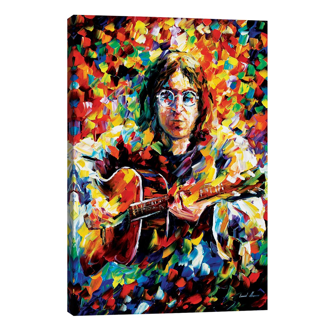 Leinwandbild - Gemälde „John Lennon” von Leonid Afremov