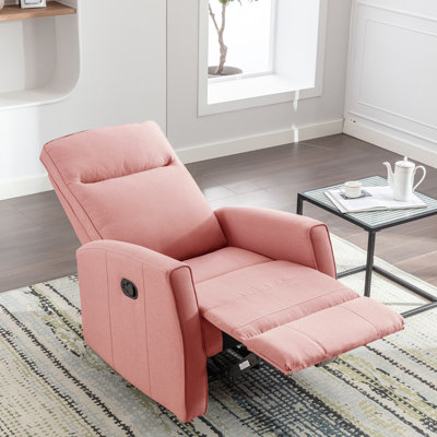 ALL-VV-5O17-URE-7563 Upholstered Polyester Blend Recliner