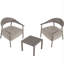 Ensemble de chaises d'appoint modernes 2 pièces avec table basse, idéal pour se détendre dans le salon, le salon ou le balcon avec confort et style-1949499413-1949499414